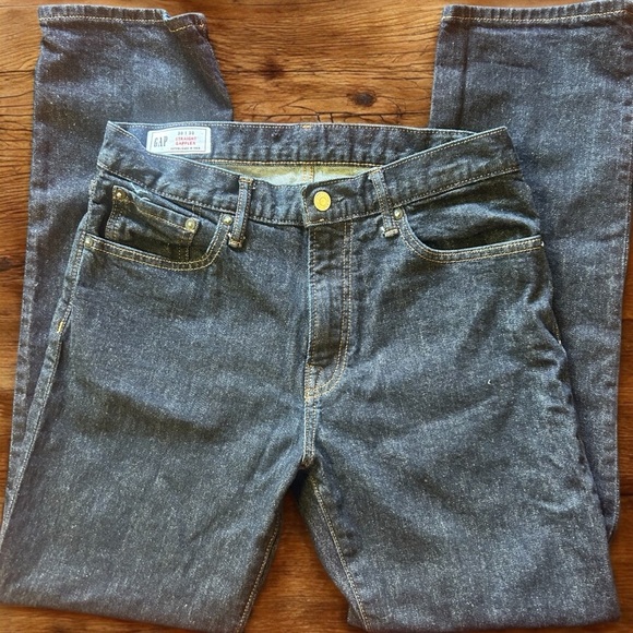 Gap Blue Dark Straight Leg Jeans - Picture 1 of 6